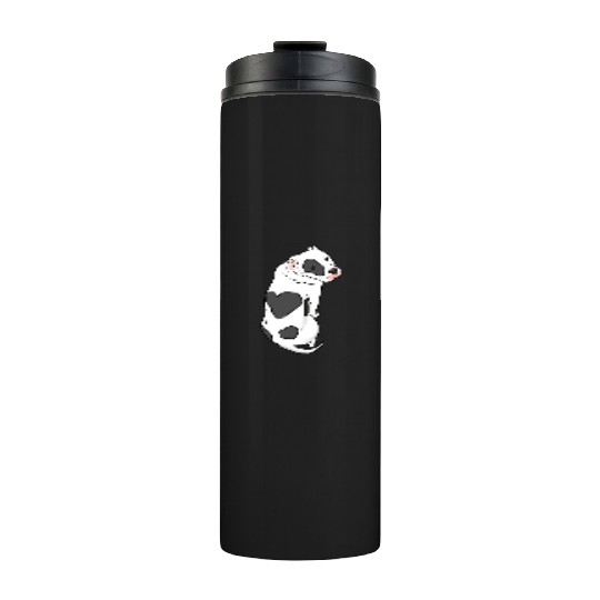 Pitbull With Heart Spot Pitbull Love Thermal Tumblers