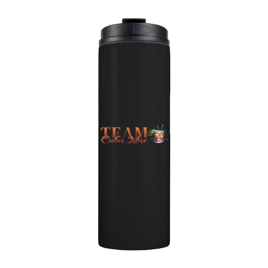 Team Cuba Libre Cocktail Bartender Thermal Tumblers
