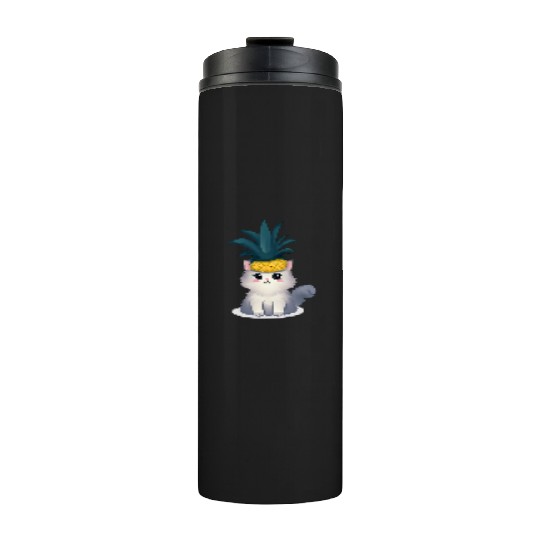 Pineapple cat Thermal Tumblers