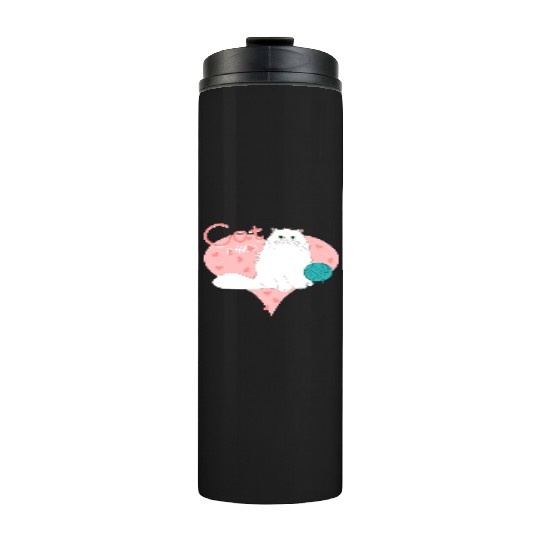Love Persian Cat Thermal Tumblers