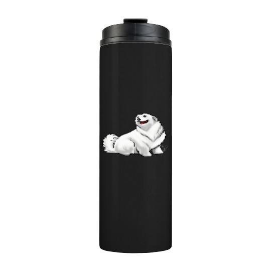 Dog Great Pyrenees White Thermal Tumblers