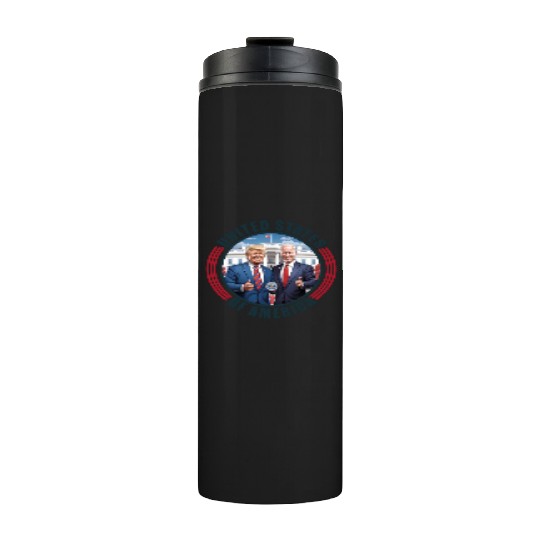 President USA Donald Trump Joe Biden Thermal Tumblers