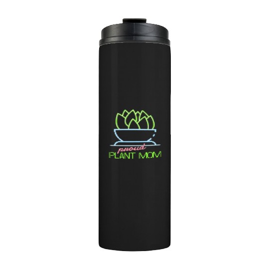 Proud Plant Mom Neon Style Thermal Tumblers