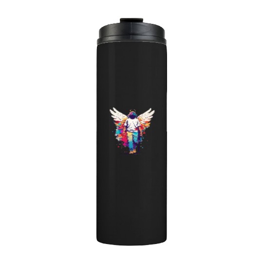 Angel with no face Thermal Tumblers