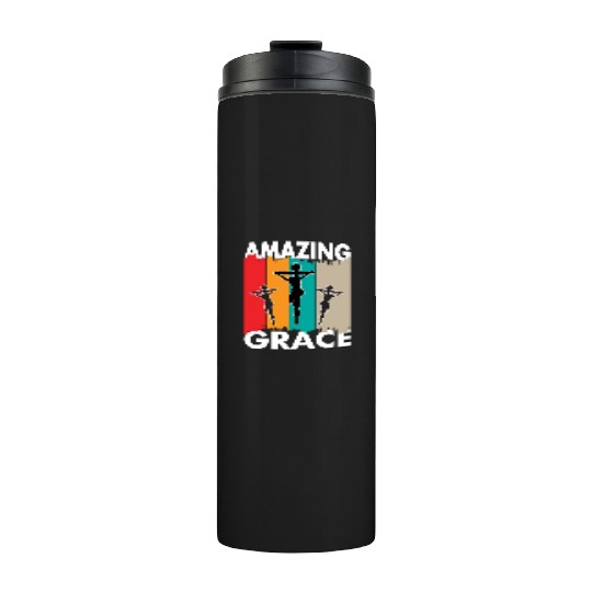 Amazing Grace Love Jesus Christian Christmas Thermal Tumblers