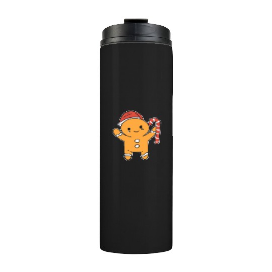 Gingerbread Cookie Baker Gift Thermal Tumblers
