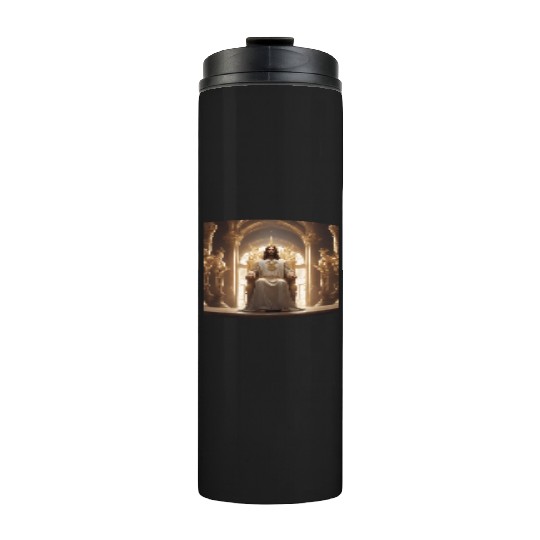 Jesus is king Thermal Tumblers