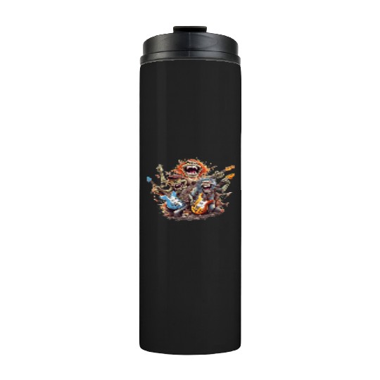 Monsters of Rock and Roll for Music enthusiasts Thermal Tumblers