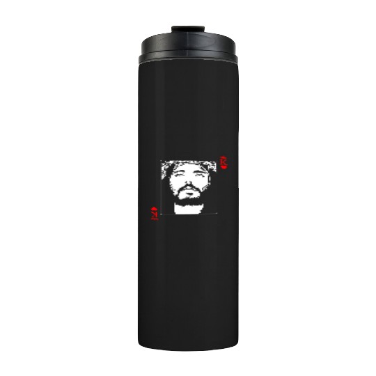 Jesus Is King Jesus King Of Hearts Card Christian Thermal Tumblers