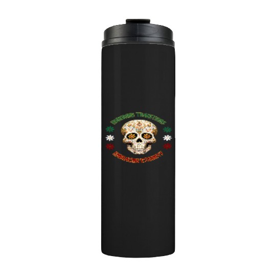 Mexican calavera Thermal Tumblers