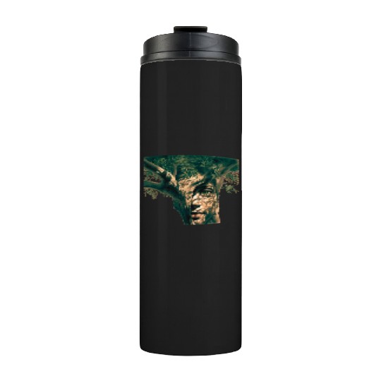 Olive tree and face Thermal Tumblers