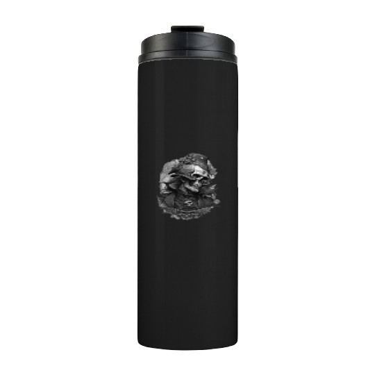 girl skull Thermal Tumblers