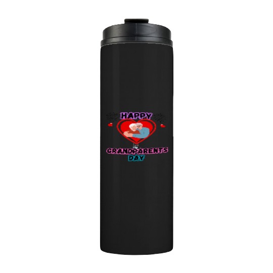 Happy Grandparents Day Thermal Tumblers