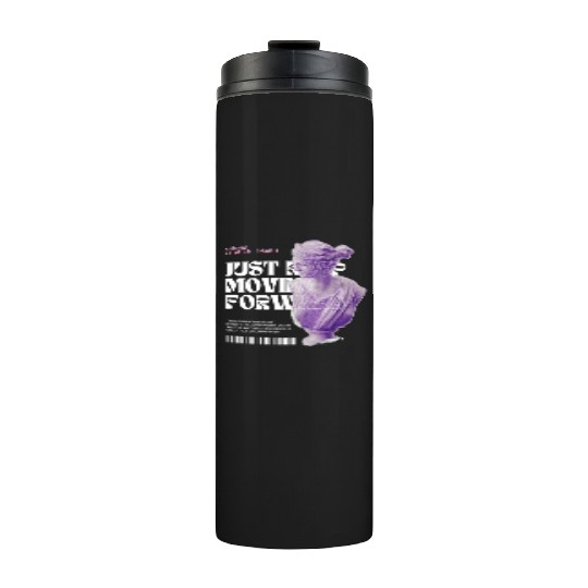 Black Illustrative Skateboard Thermal Tumblers 8