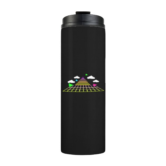 Game 8-bit pixel retro style 90s. Thermal Tumblers