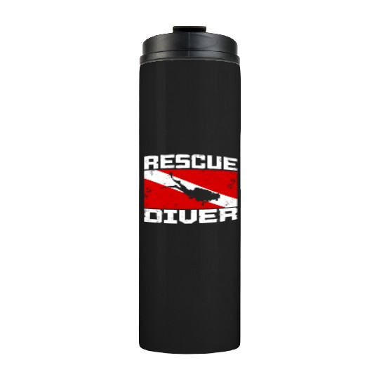 Dive Master Rescue Diver Scuba Diving Instructor Thermal Tumblers