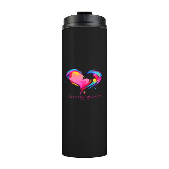 Love One Another Bible Verse John 13:34 Thermal Tumblers