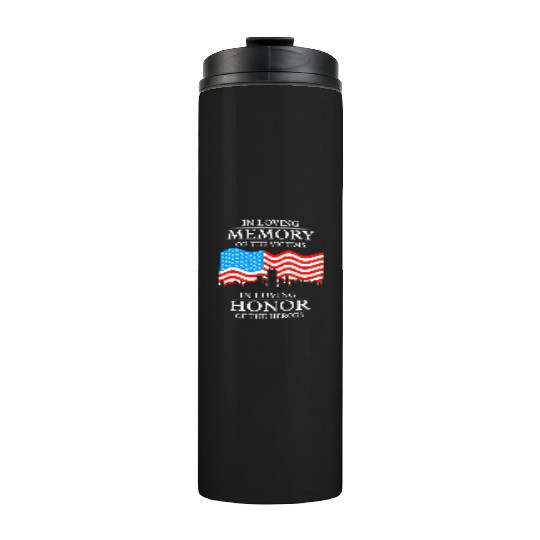 911 in loving memory Thermal Tumblers