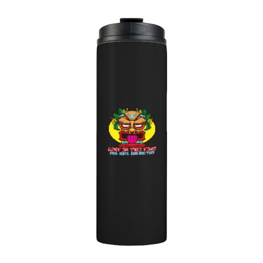 Tiki Mask Hawaiian Decor Luau Party South Pacific Thermal Tumblers