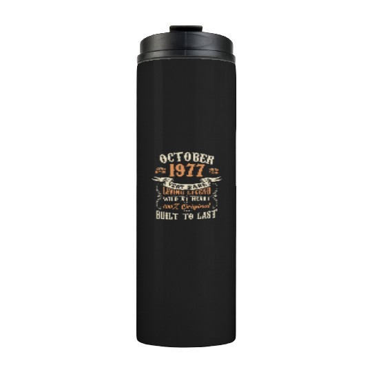 October 1977 Birthday Surprise Thermal Tumblers