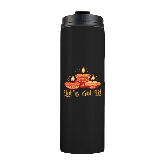 Happy Diwali Diwali Festival Indian Hindu Hinduism Thermal Tumblers