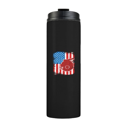 Patriotic US Beekeeper Thermal Tumblers