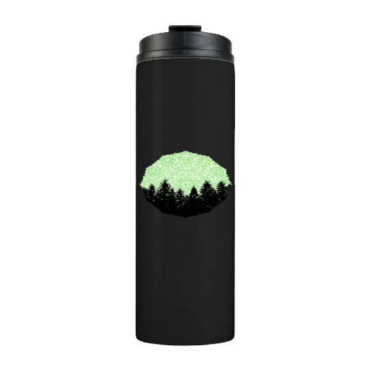 Green Forest Mandala Pacific Northwest Thermal Tumblers