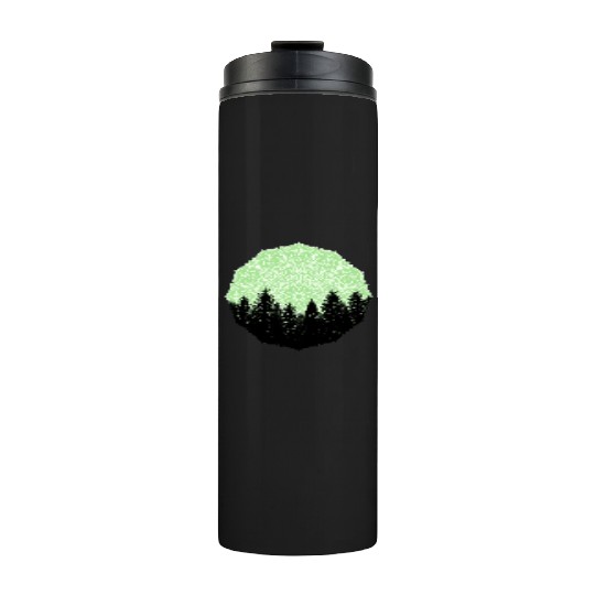 Green Forest Mandala Pacific Northwest Thermal Tumblers