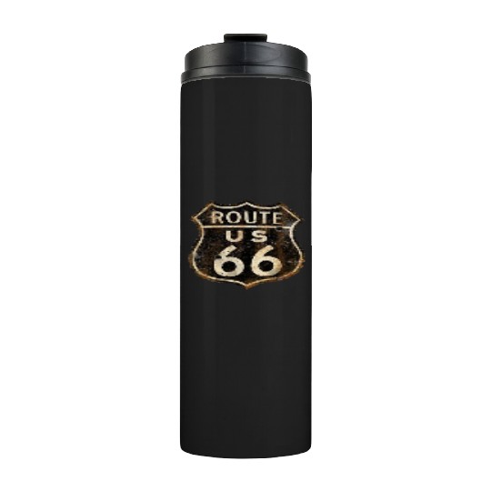 Route 66 vintage sign 2 Thermal Tumblers