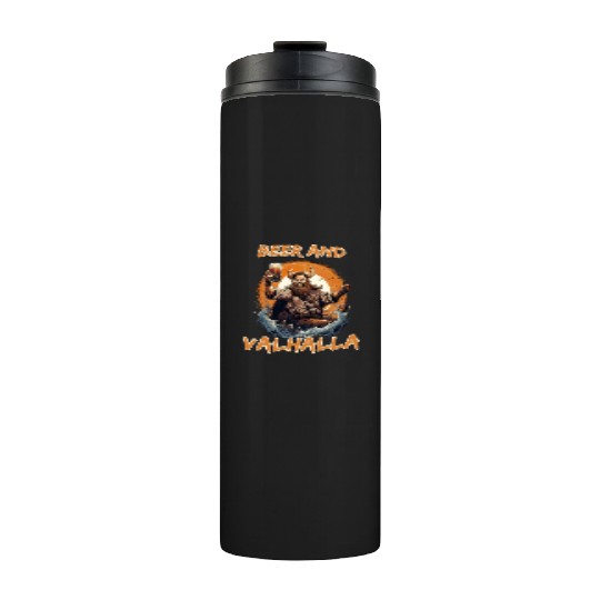 Viking World Tour Vikings Valhalla Odin for a Men Thermal Tumblers