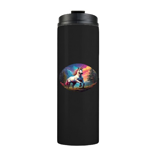 Rainbow Unicorn Thermal Tumblers