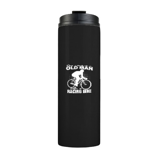 Cycling Grandpa Thermal Tumblers