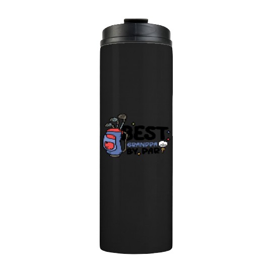 Best Grandpa By Par Father s Day Golf Grandad Thermal Tumblers