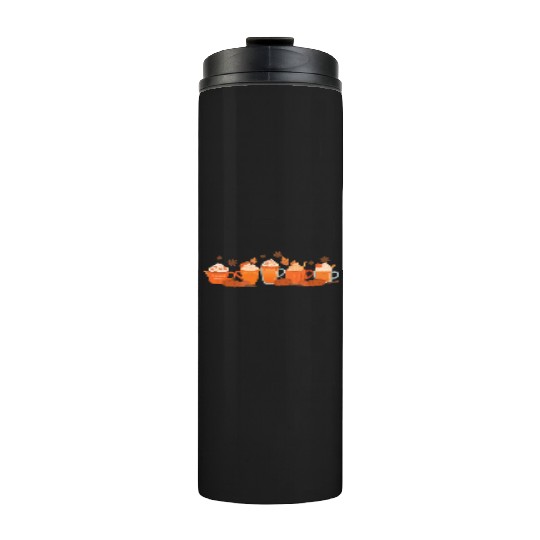Tis The Season Pumpkin Spice Fall Autumn Season Thermal Tumblers