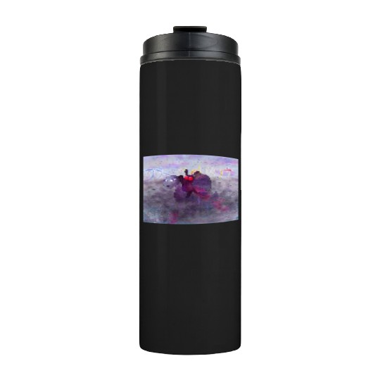 Mothman and Bessie the Lake Erie Monster's Vacay Thermal Tumblers