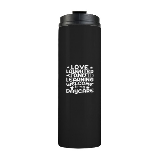 Daycare Provider Childcare Pre-k Teacher Appreciat Thermal Tumblers