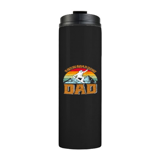 Snowboarding Dad Snowboard Daddy Freestyler Thermal Tumblers