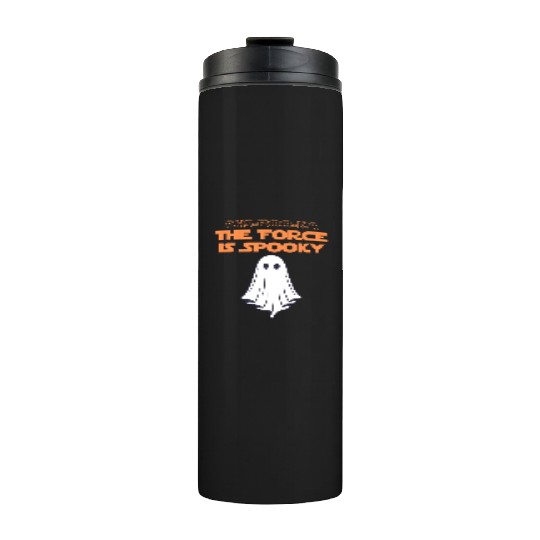 Ahs-Booka: Force is Spooky Halloween Gift Thermal Tumblers