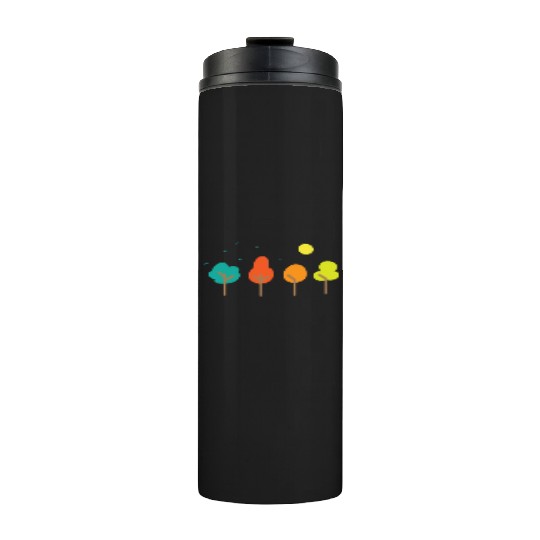 Comic Trees Nature Forests Leaves Environment Thermal Tumblers