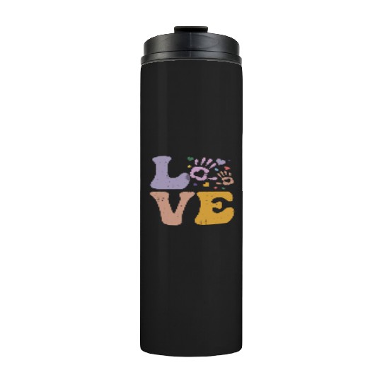 Daycare Teacher Daycare Provider Childcare LOVE Thermal Tumblers