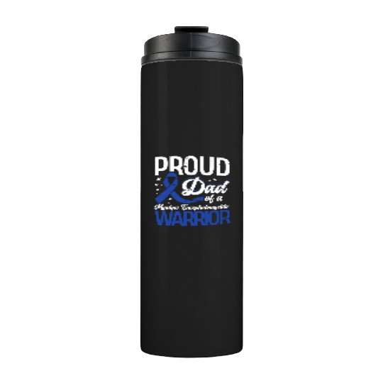 Proud Dad Of A Myalgic Encephalomyelitis Warrior Thermal Tumblers