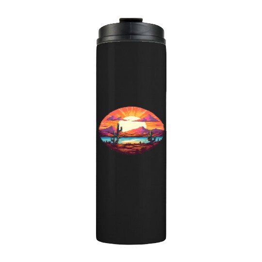 Awakening Trippy Beautiful Sunrise Thermal Tumblers