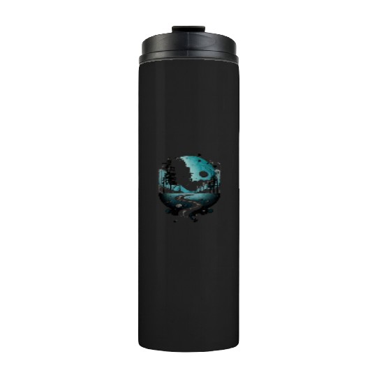 Ink Abstract Thermal Tumblers