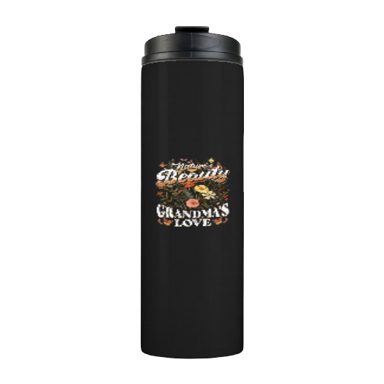 Grandma Wildflower Floral Nature Love Thermal Tumblers