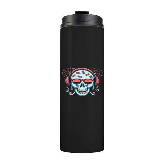 Skull Candy Halloween For Music Thermal Tumblers