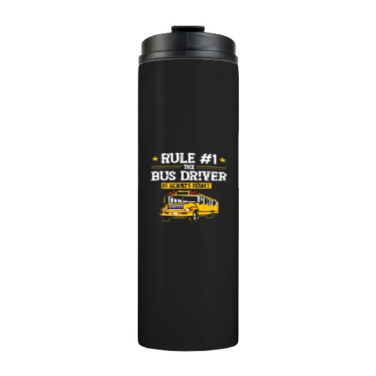 School Bus Dirver Thermal Tumblers