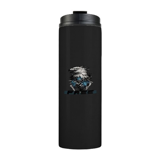 Free as the Sky: Majestic Eagle Thermal Tumblers