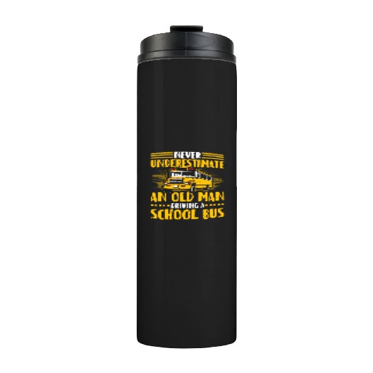 School Bus Driver Thermal Tumblers