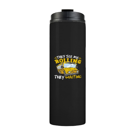 Bus Monitor Aide School Bus Driver Thermal Tumblers