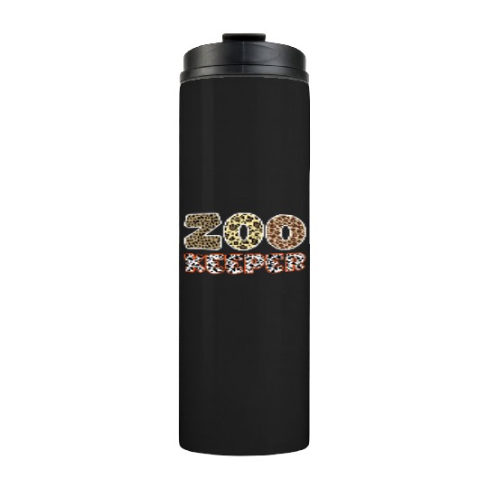 Zookeeper African Animals Zebra - Giraffe Thermal Tumblers